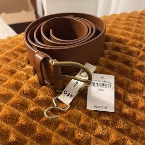 NWT Tan leather AE belt